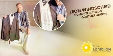 Bild Original „Wer wird Millionär“-Anzug von Günther Jauch, getragen u. signiert + Tickets für VIP-Event mit Leon Windscheid